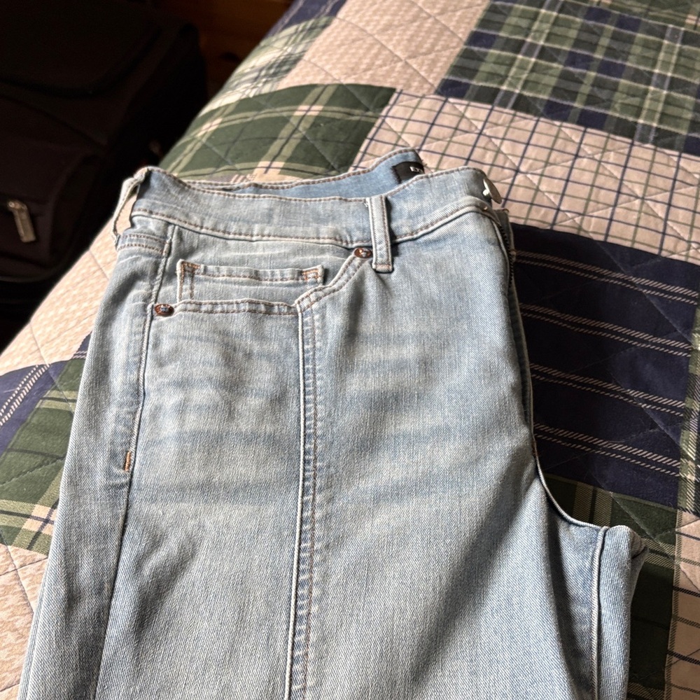 Express Light Blue Women's Skinny Jeans